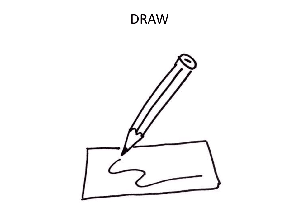 Tekening potlood op papier