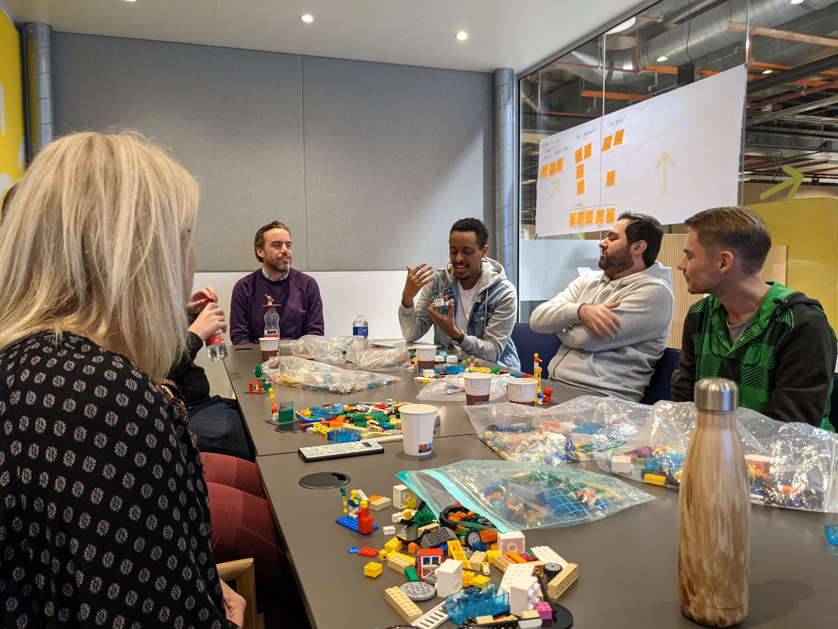 Design sprint sessie met LEGO