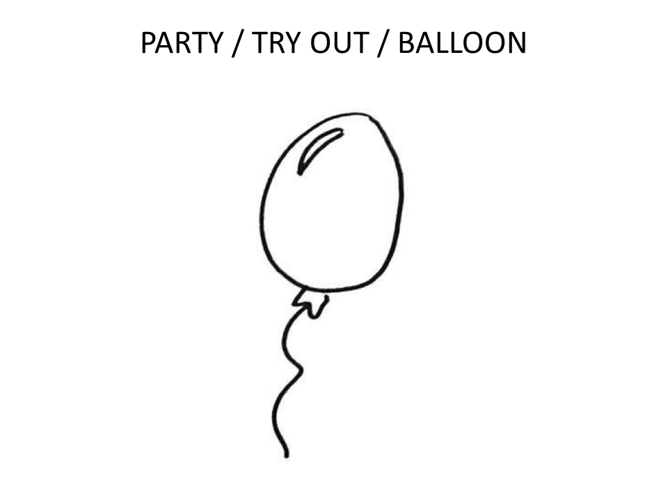 Tekening ballon