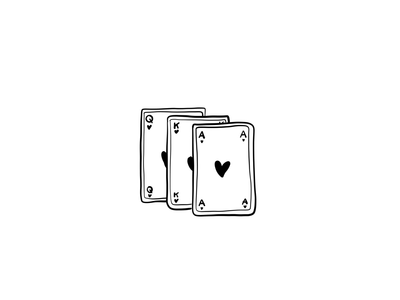 Tekening kaartspel