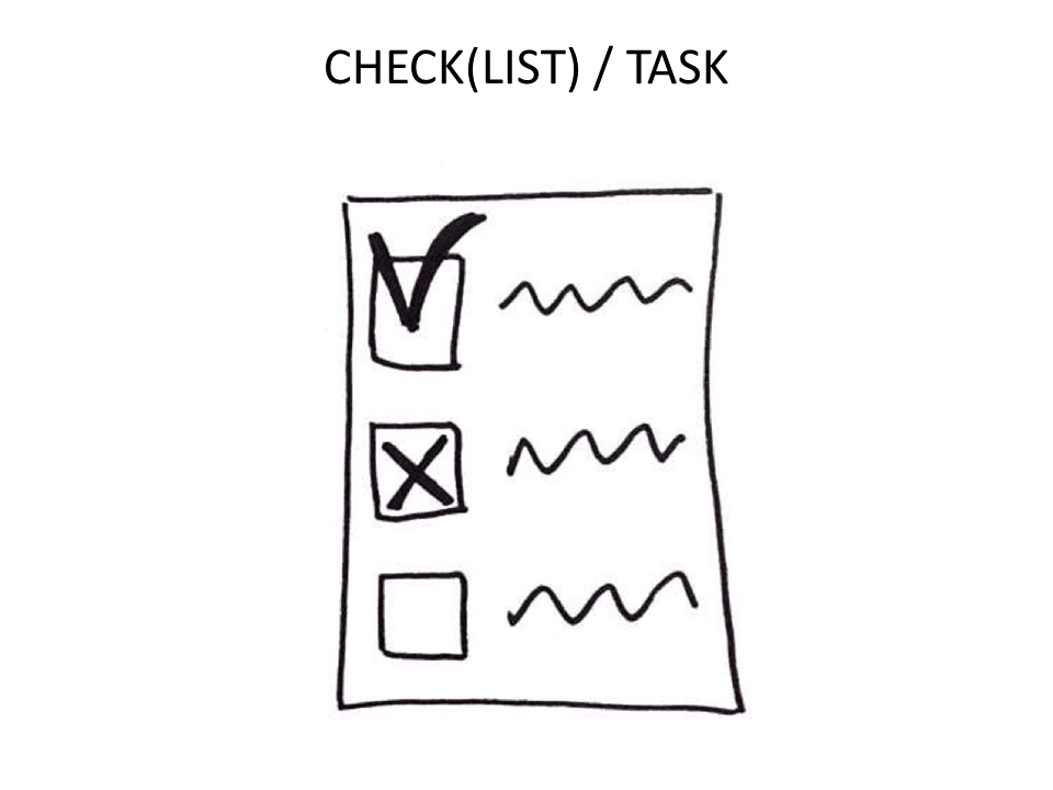 tekening checklist