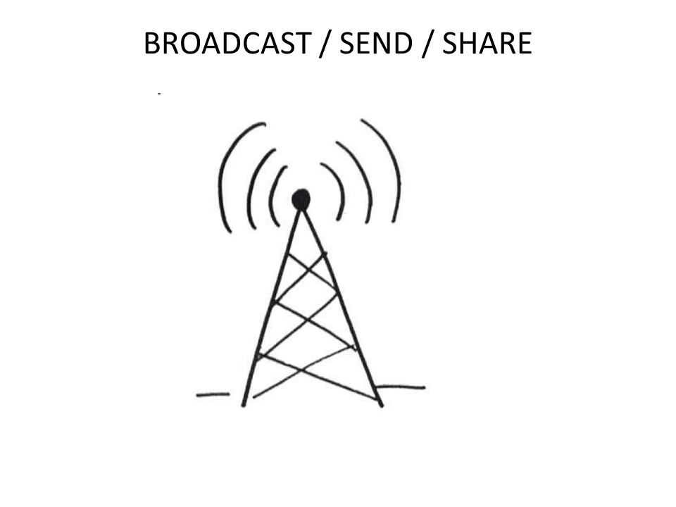 Tekening elektriciteitsmast