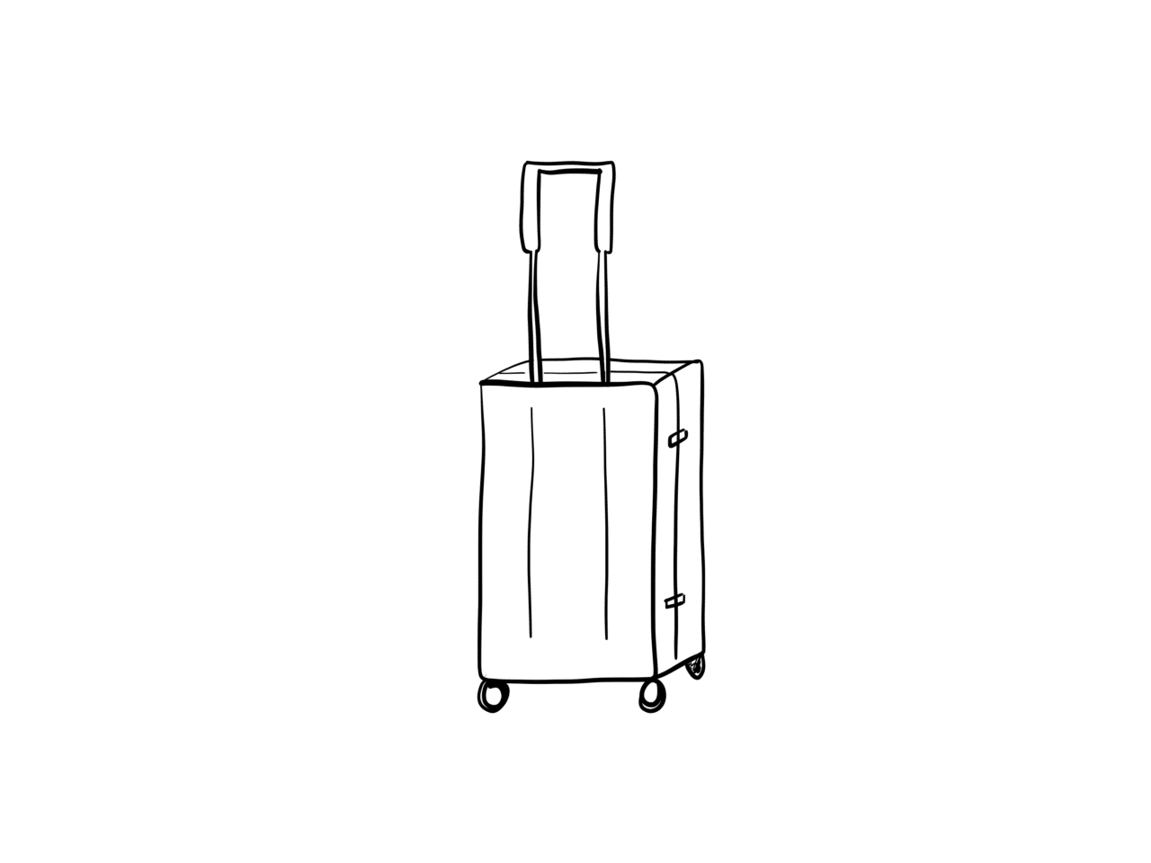 Tekening koffer